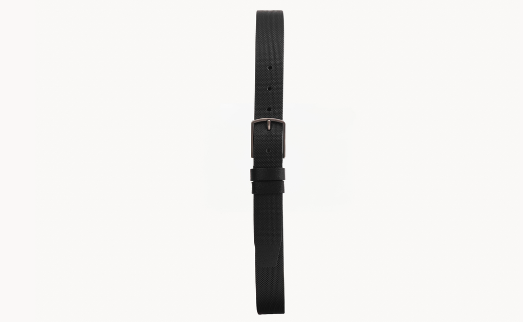 Natural Leather Belt With Stainless Steel Buckle