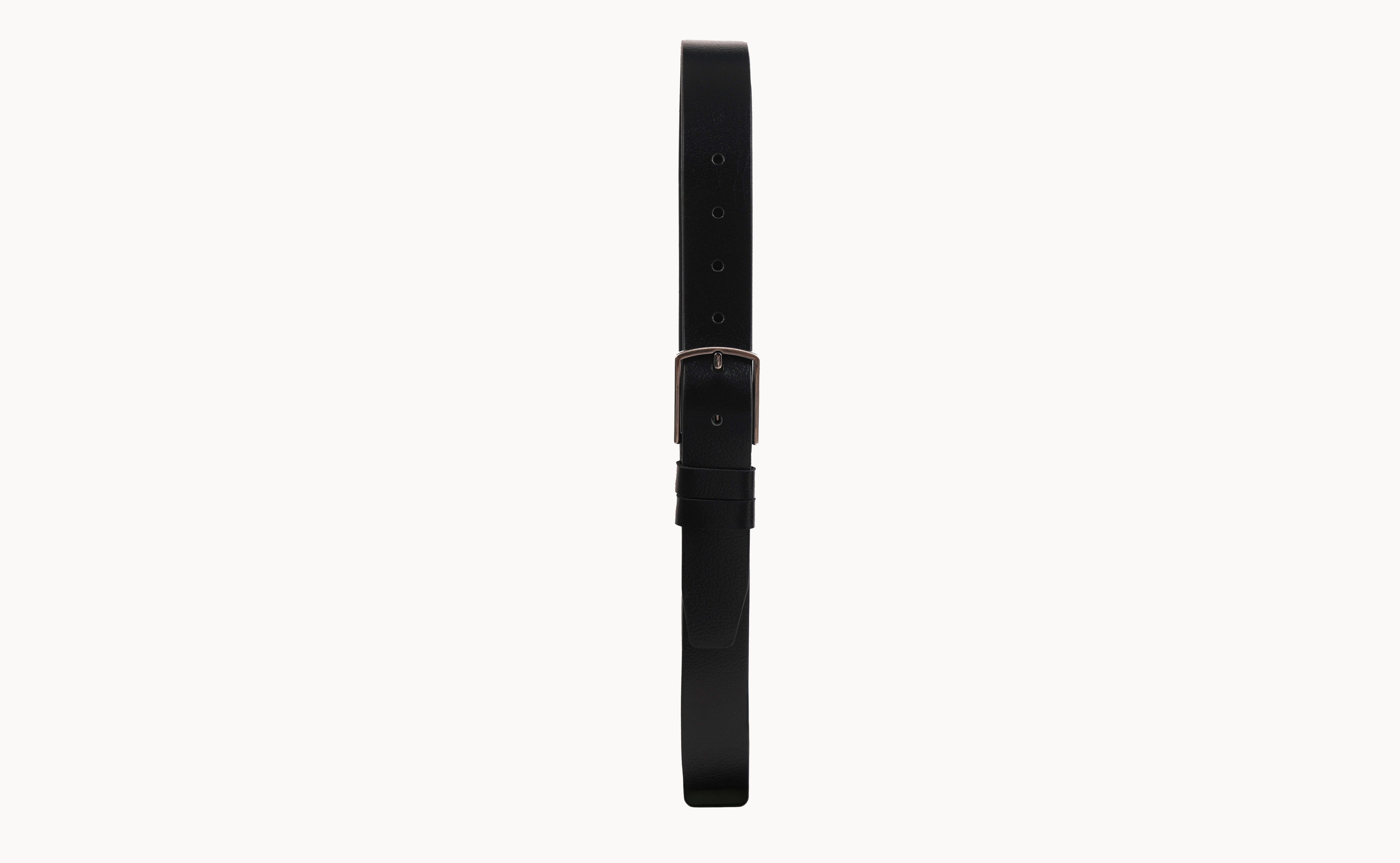 Natural Leather Belt With Stainless Steel Buckle