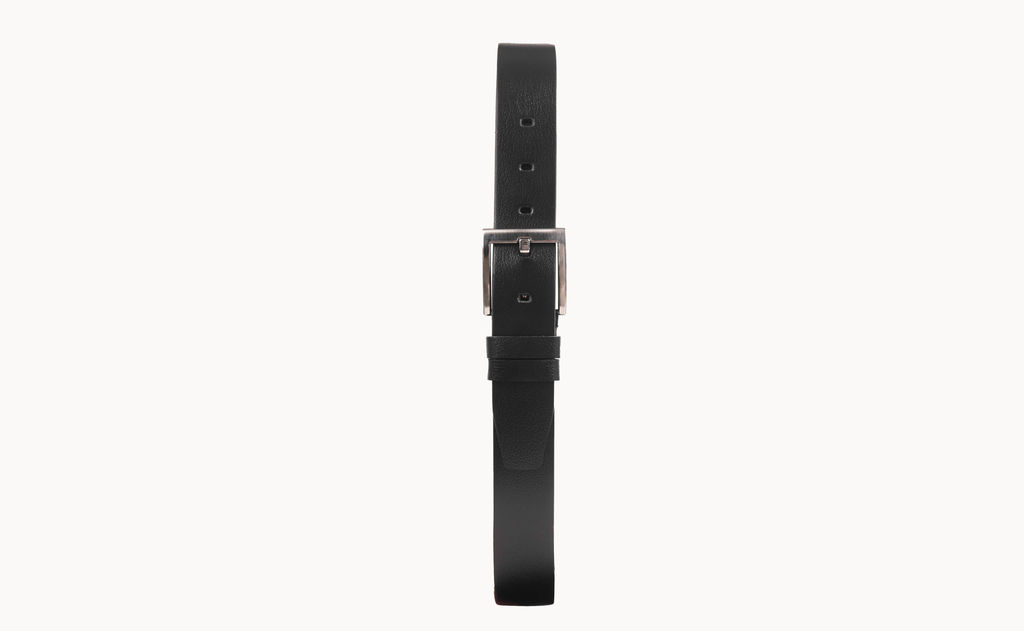Natural Leather Belt With Stainless Steel Buckle